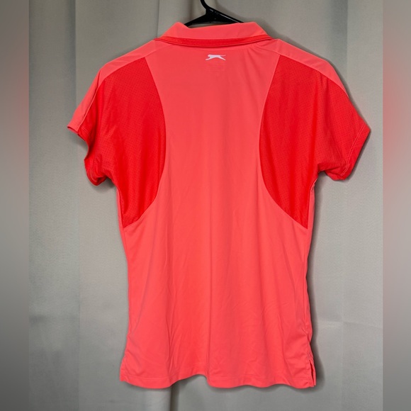 Slazenger Coral Pink Short Sleeve Golf Polo - Picture 2 of 3